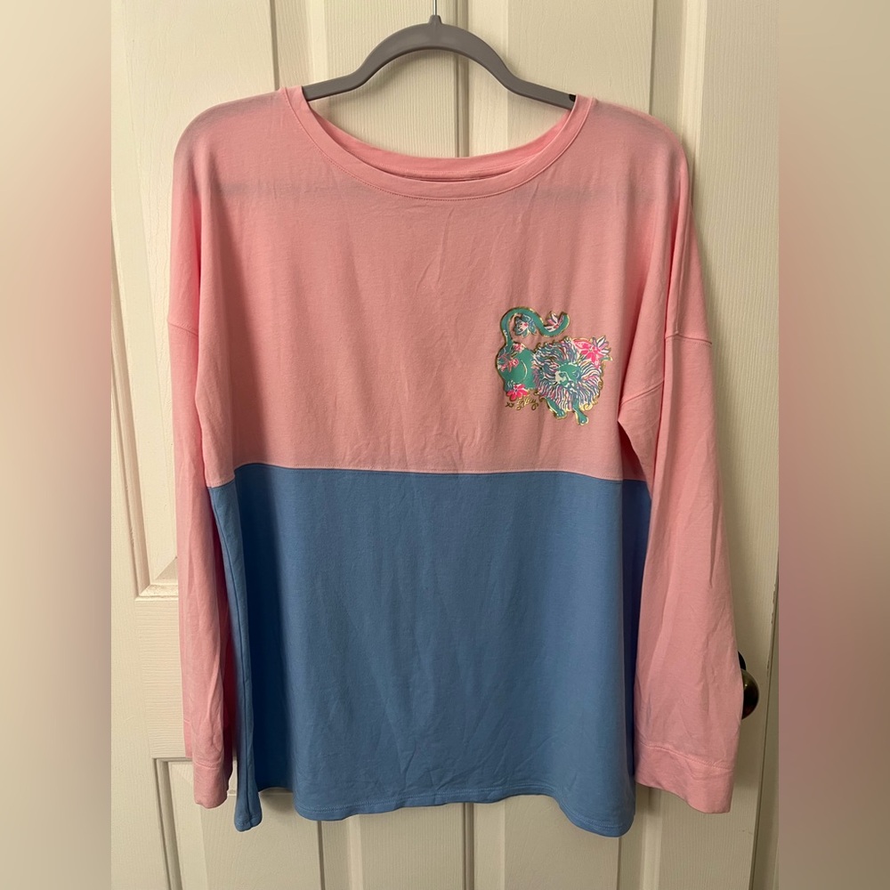 Lilly Pulitzer Finn Top Medium EUC